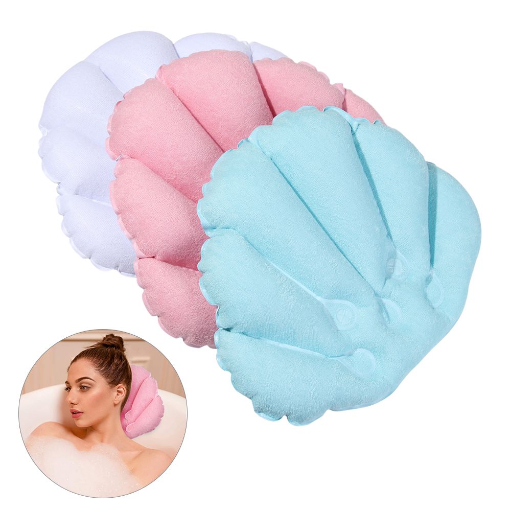Bathtub Pillow Inflatable - Almohada inflable suave en forma de