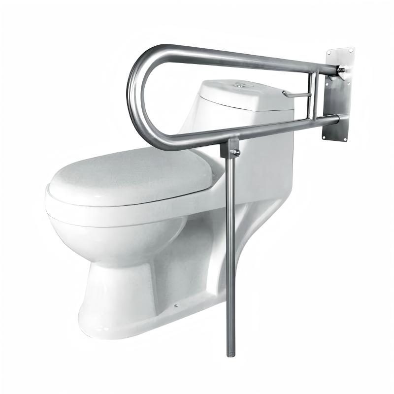 Home Bathroom Grab Bar - Barra de Apoyo Plegable para Inodoro,