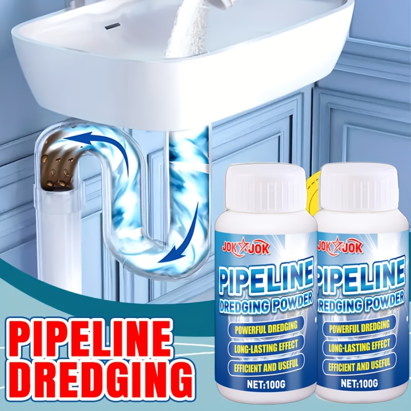 Home Bathroom Toilet - Potente limpiador de drenaje en polvo,