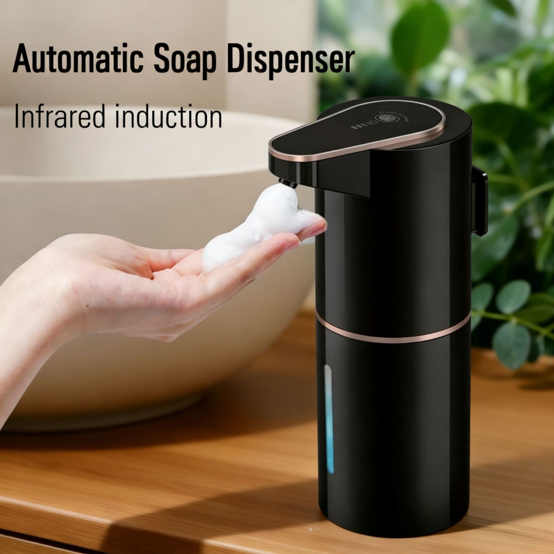 Home Bathroom Wall Soap Dispenser - Dispensador de Jabón Eléctrico Automático con