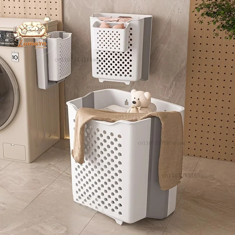 Japanese Home Bathroom Design - Cesto Plegable para Ropa Sucia, de