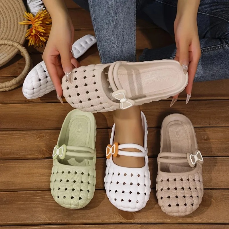 Pantuflas tejidas para mujer,  - Home Bathroom Size reseña y precio