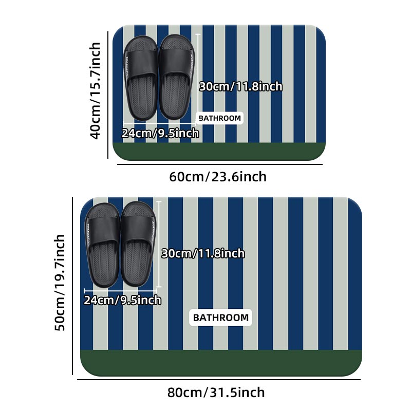 Alfombra de baño antideslizant - Zara Home Bathroom Accessories reseña y precio