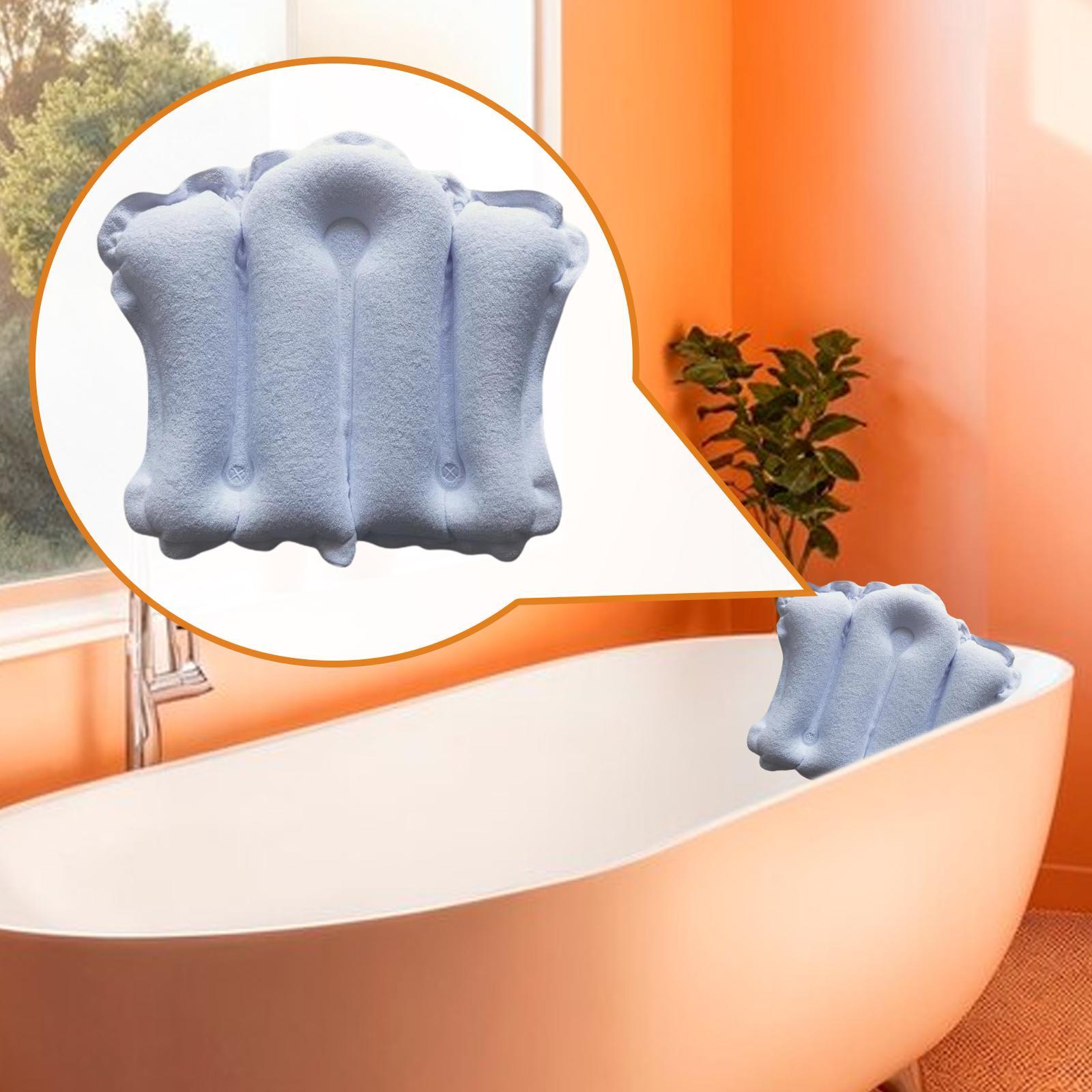 Almohada de baño inflable, coj - Bathtub Pillow Inflatable reseña y precio