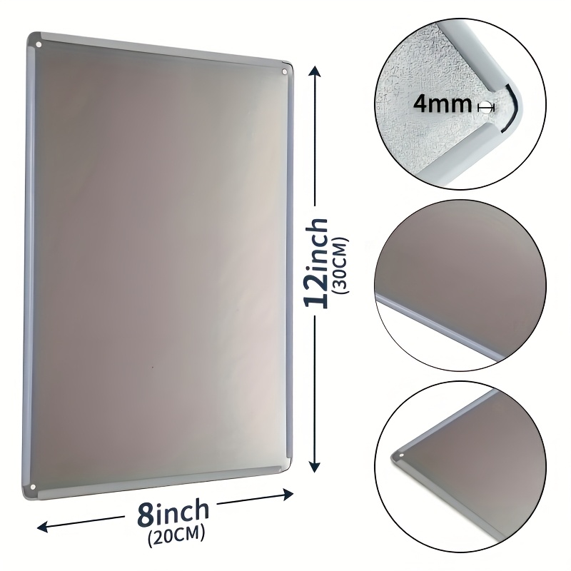 Elegante Letrero Metálico Feme - Home Bathroom Sign reseña y precio