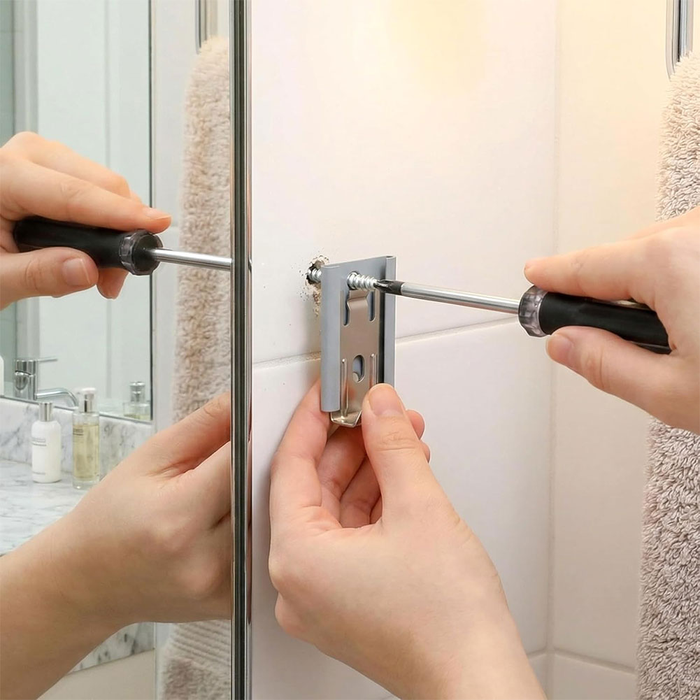 Herrajes para espejos de baño, - Home Hardware Bathroom Mirrors reseña y precio