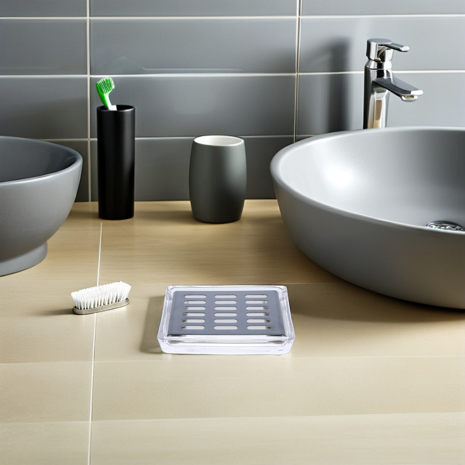 Jabonera Rectangular de Vidrio - Glass Soap Dish reseña y precio