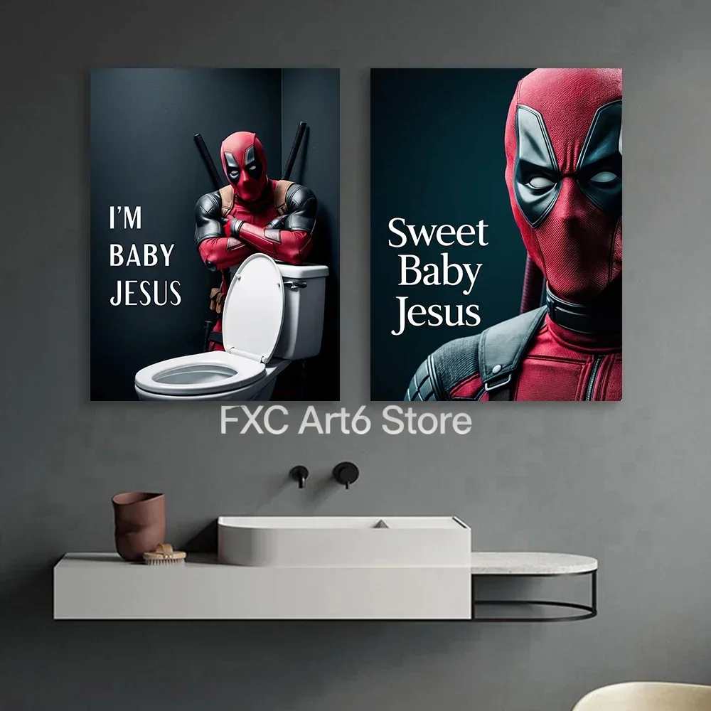 1 pieza de póster divertido si - Home Bathroom Toilet reseña y precio