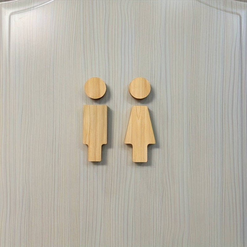 Letrero de baño de madera para - Home Bathroom Sign reseña y precio