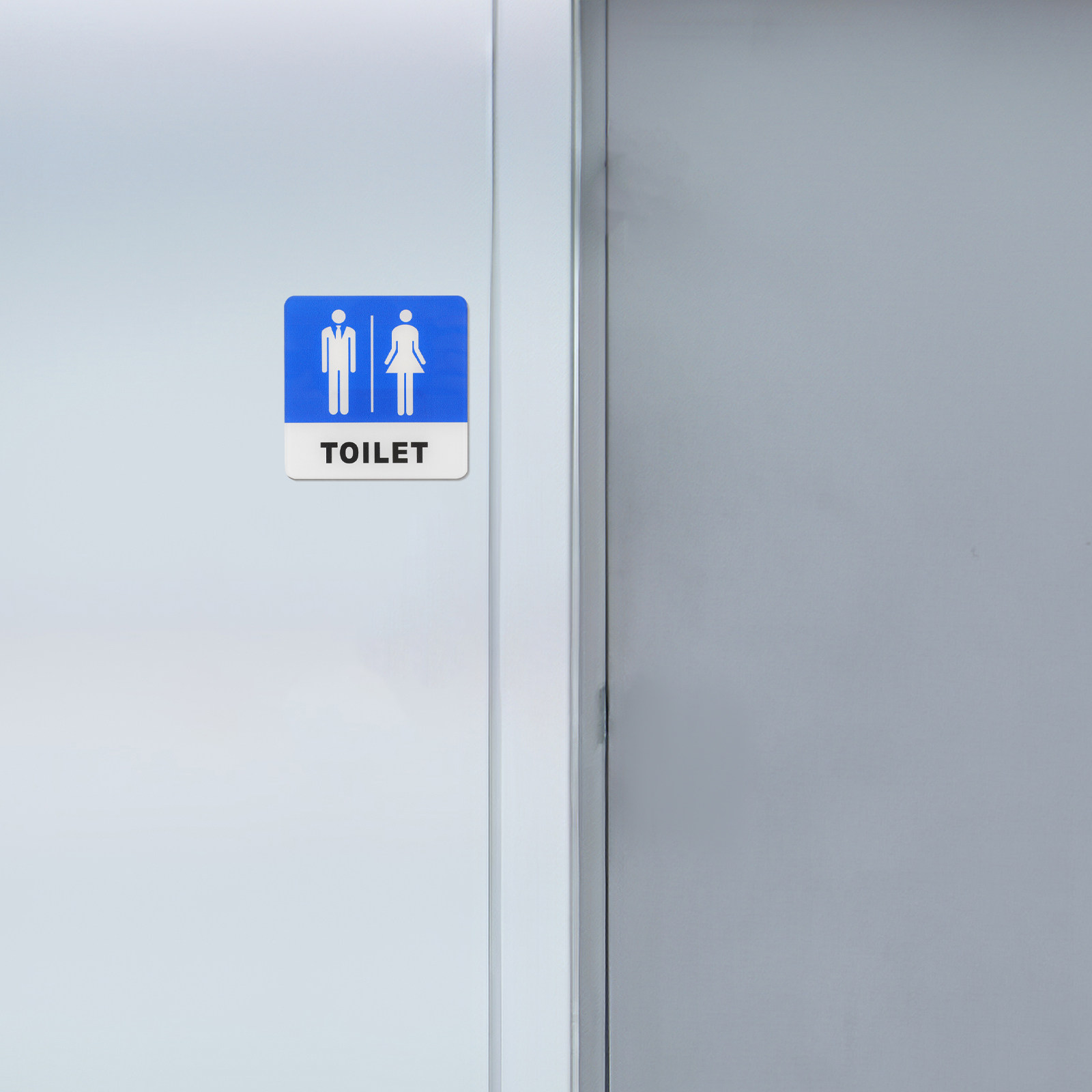 Letrero Unisex para Puerta de  - Home Bathroom Sign reseña y precio