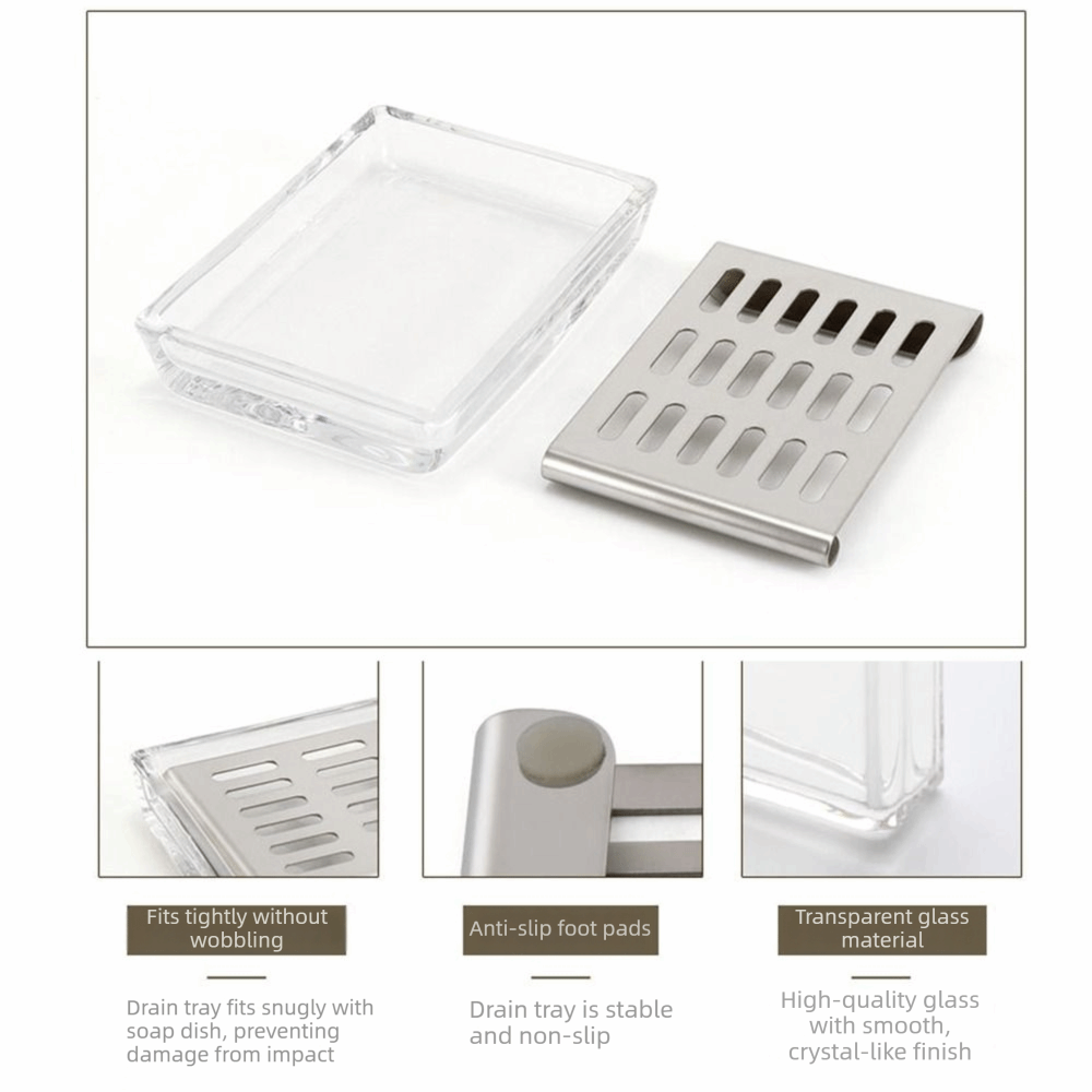 Jabonera de Acero Inoxidable d - Glass Soap Dish reseña y precio