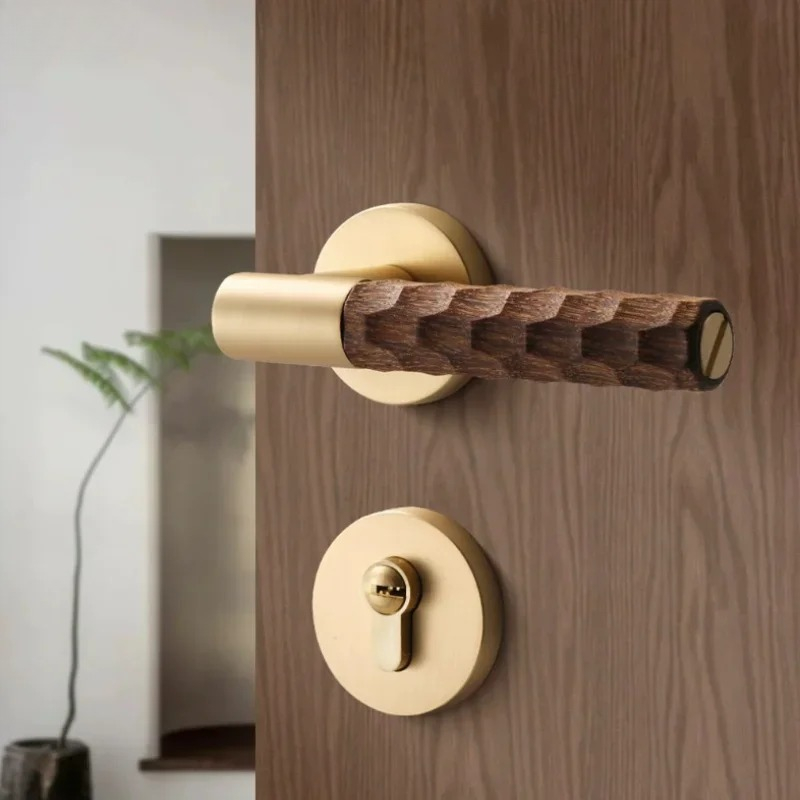 Manija de puerta de madera, ce - Home Hardware Bathroom Accessories reseña y precio