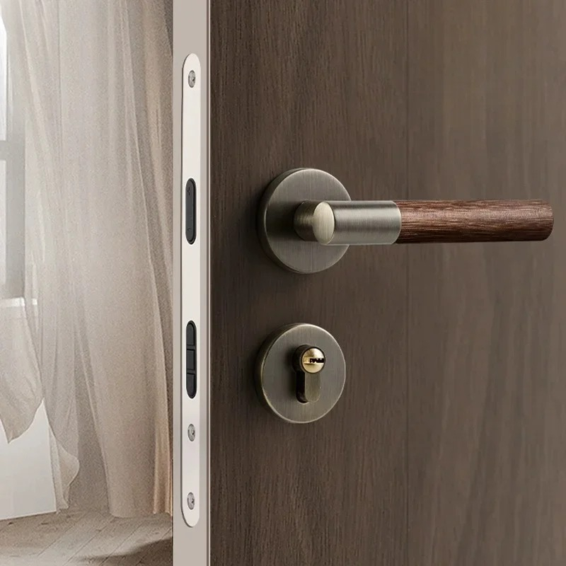 Manija de puerta de madera, ce - Home Hardware Bathroom Accessories reseña y precio