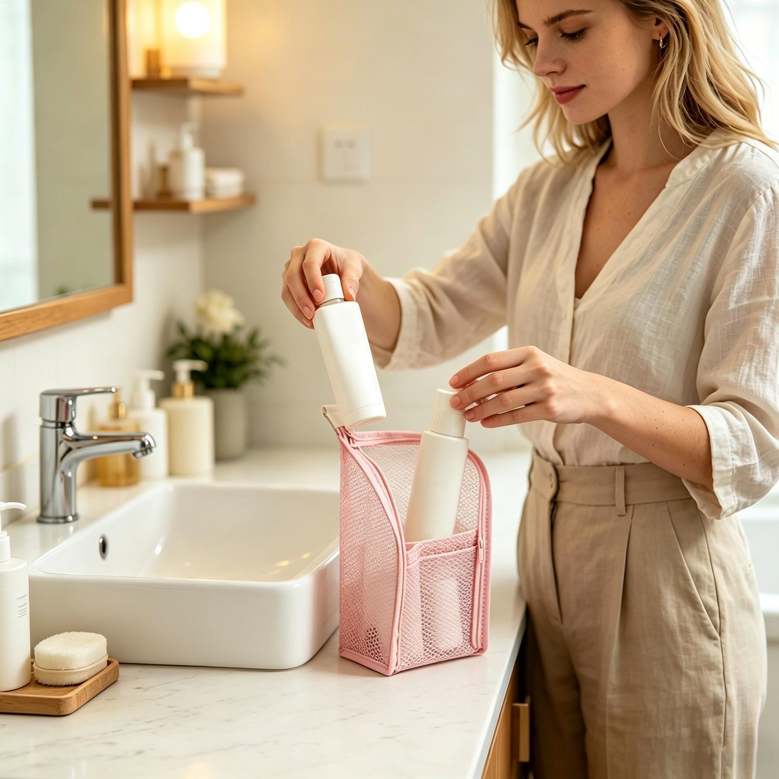 Bolsa de aseo impermeable de m - Home Bathroom Size reseña y precio