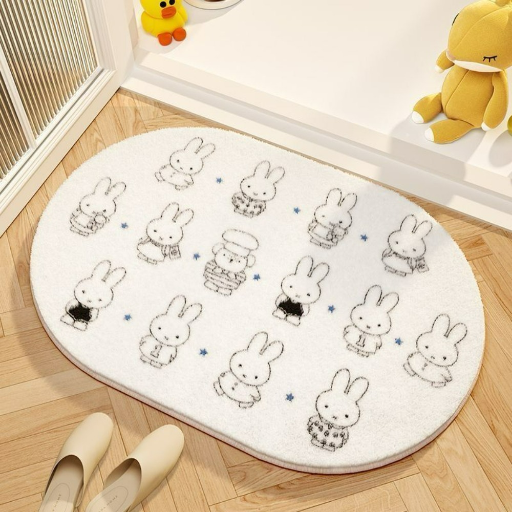Alfombra de suelo con dibujos  - Home Edit Bathroom reseña y precio