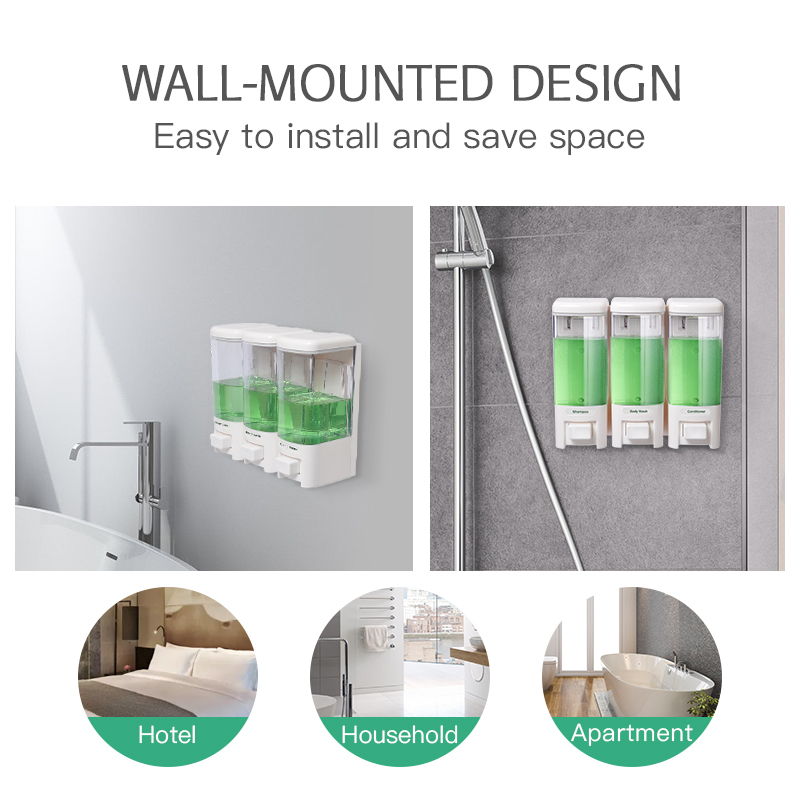 Dispensador de jabón líquido S - Home Bathroom Wall Soap Dispenser reseña y precio