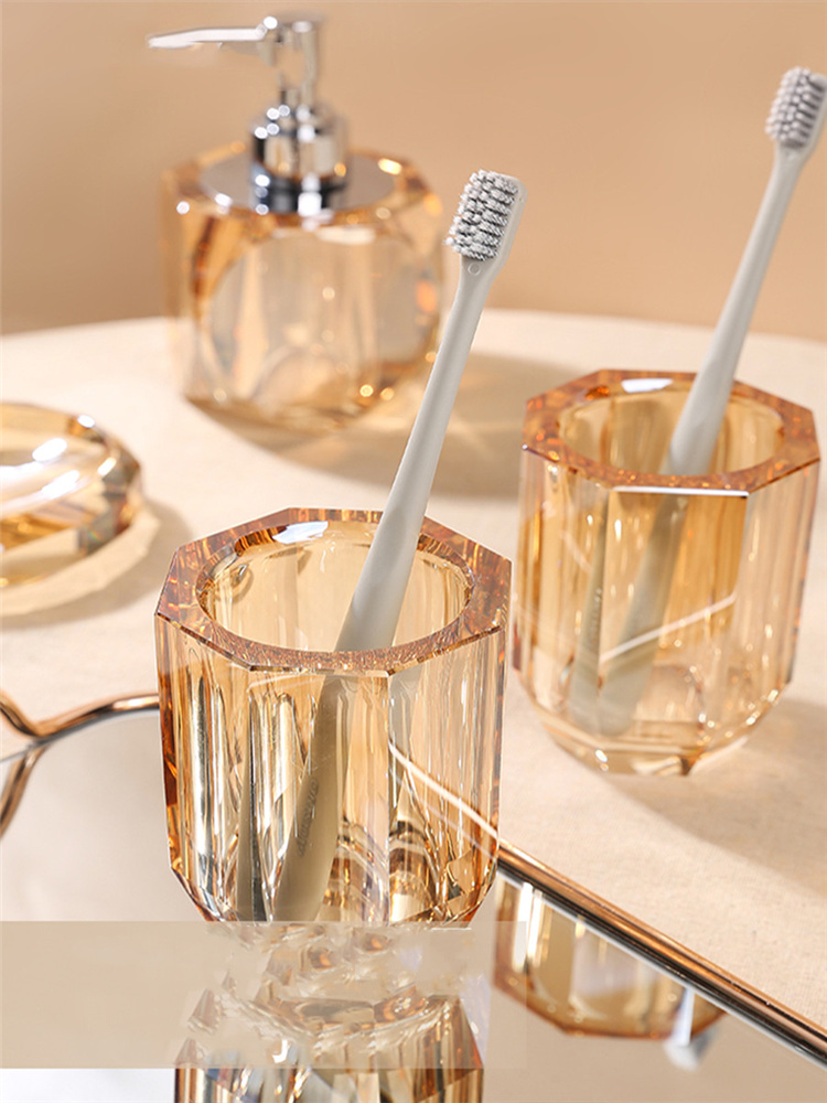 Juego de baño, dispensador de  - Glass Soap Dish reseña y precio