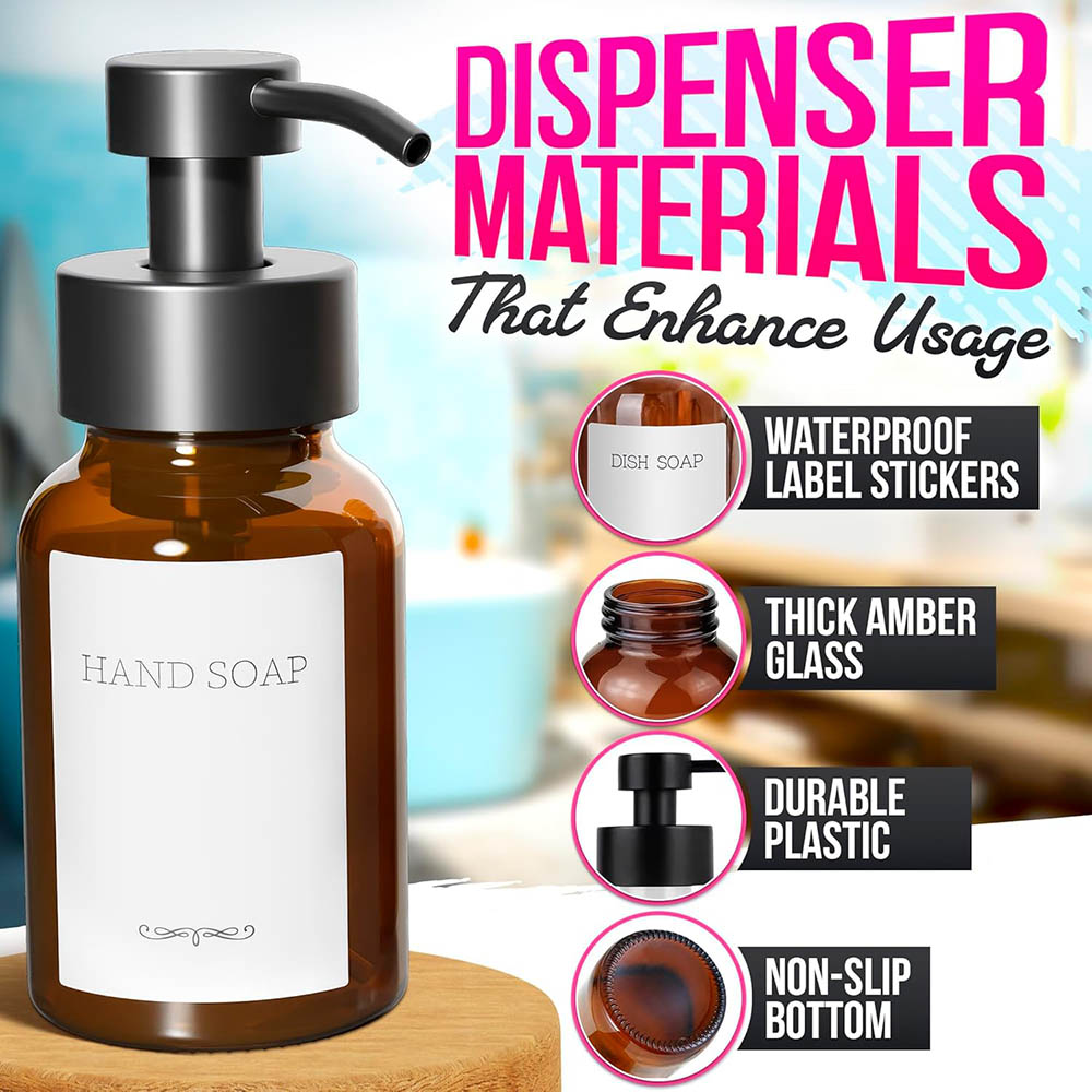 Dispensador de jabón espumoso, - Zara Home Bathroom Accessories reseña y precio