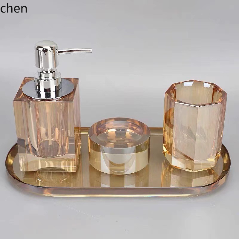 Juego de baño de cristal Zml d - Glass Soap Dish reseña y precio