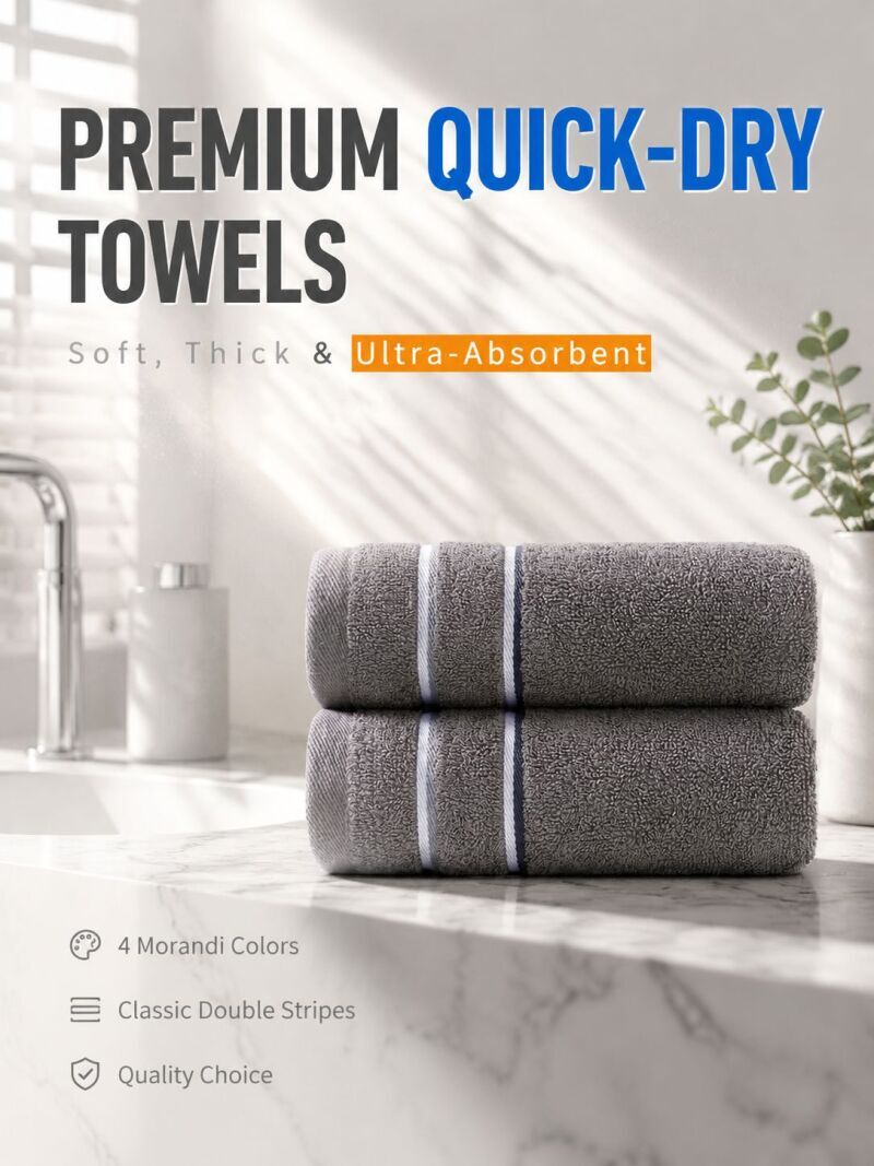 Toallas de algodón puro para e - Zara Home Bathroom Accessories reseña y precio