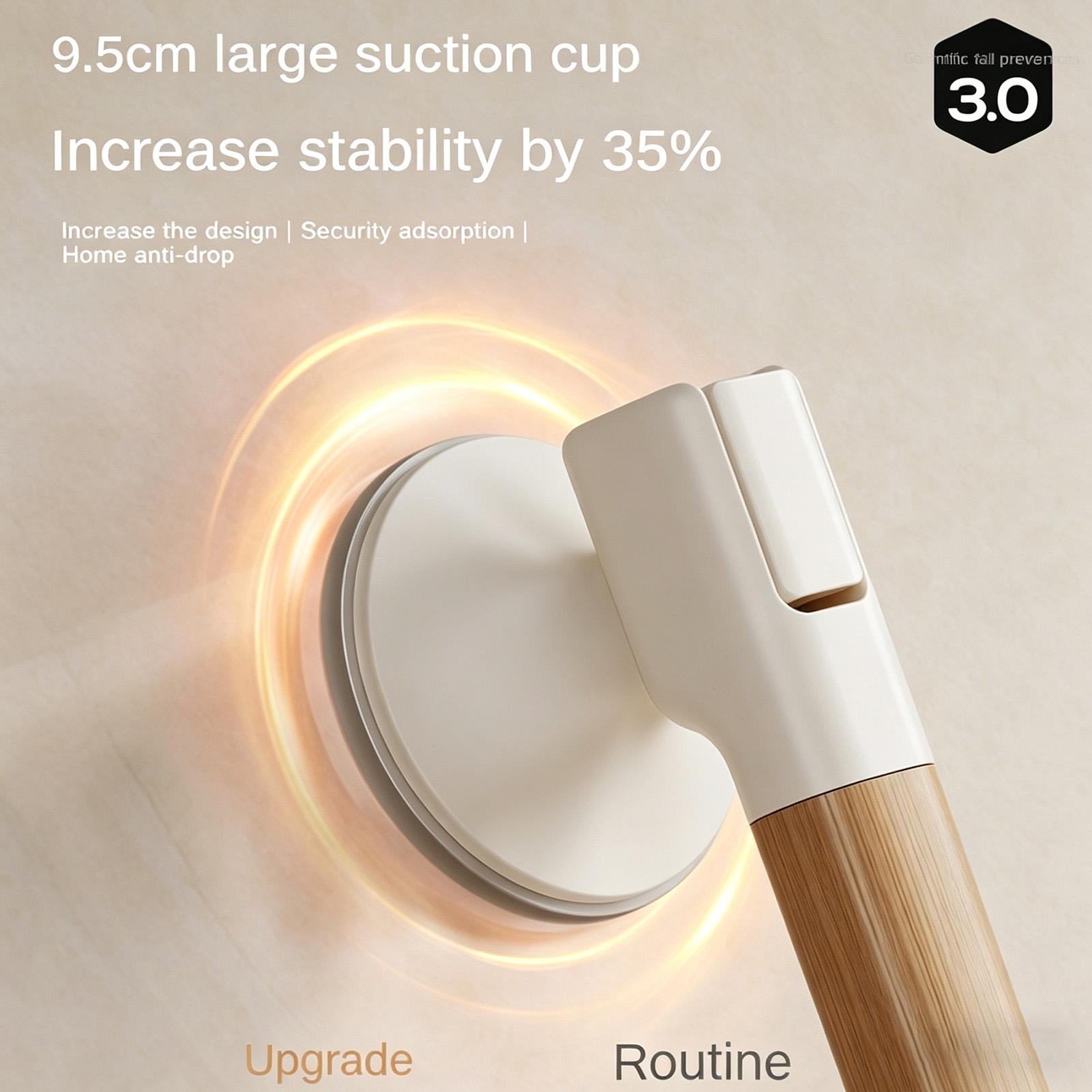 Barra de apoyo con ventosa par - Home Bathroom Grab Bar reseña y precio
