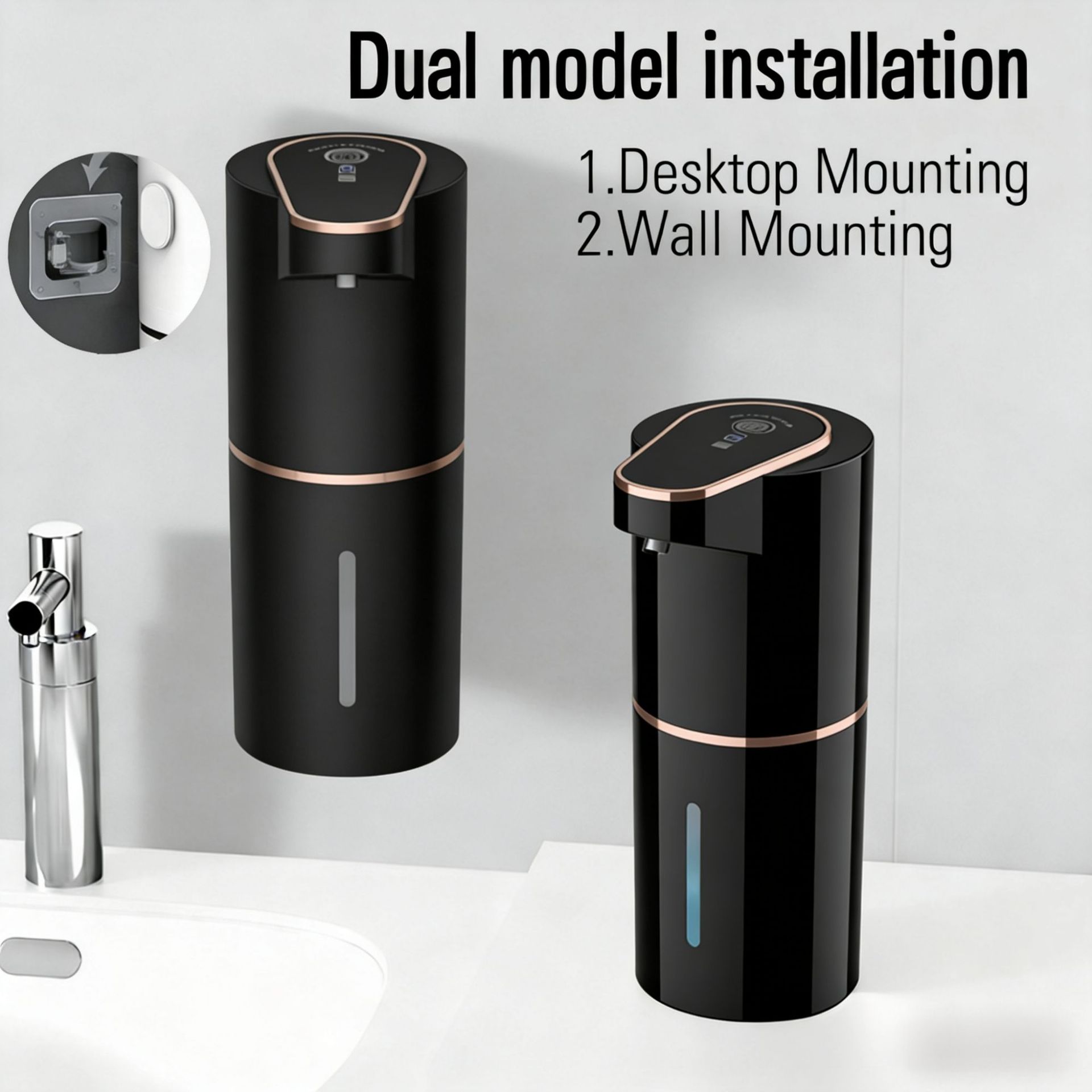 Dispensador de Jabón Eléctrico - Home Bathroom Wall Soap Dispenser reseña y precio