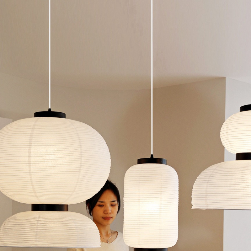Lámpara Colgante LED de Papel  - Japanese Home Bathroom Design reseña y precio