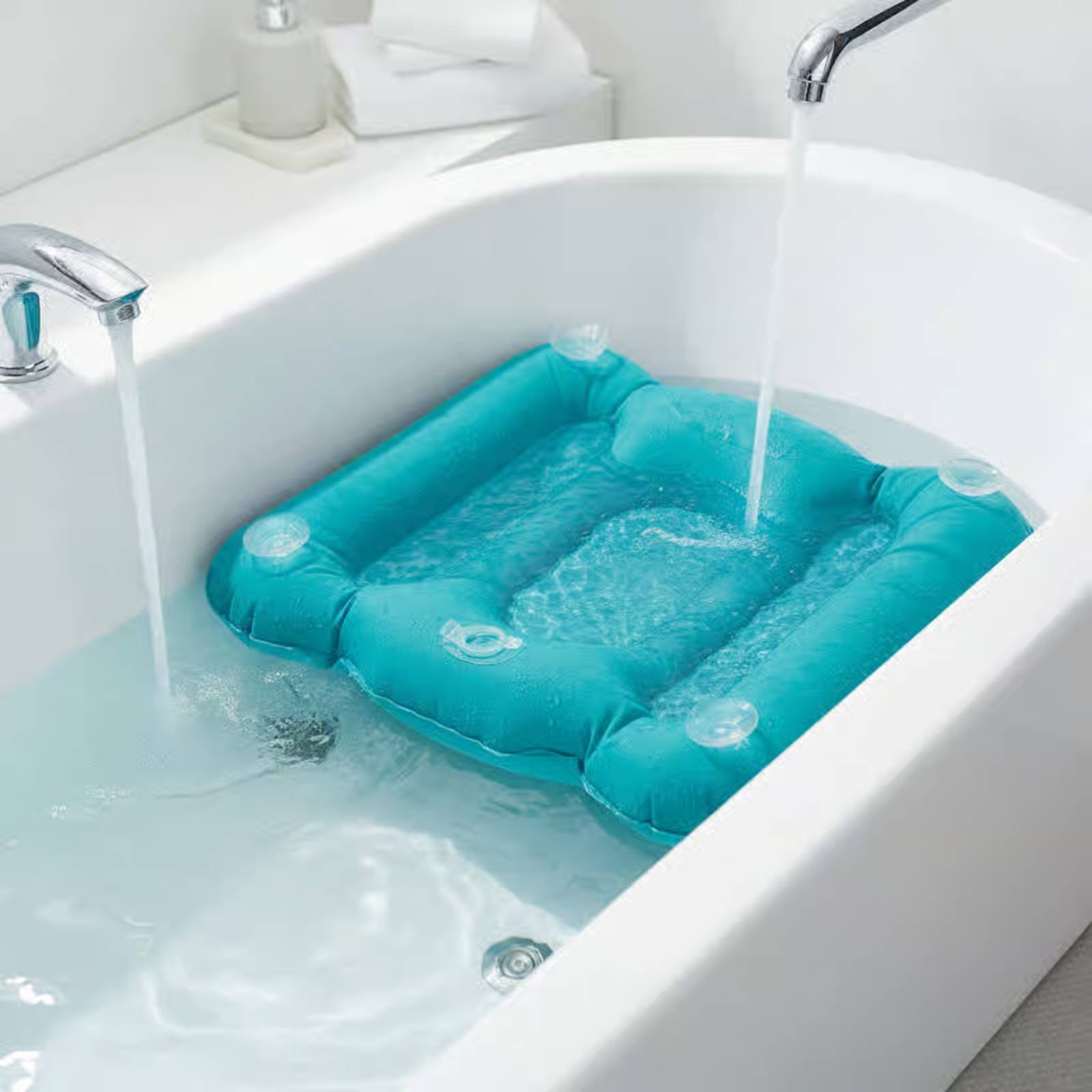 Almohadilla Elevadora para Bañ - Bathtub Pillow Inflatable reseña y precio