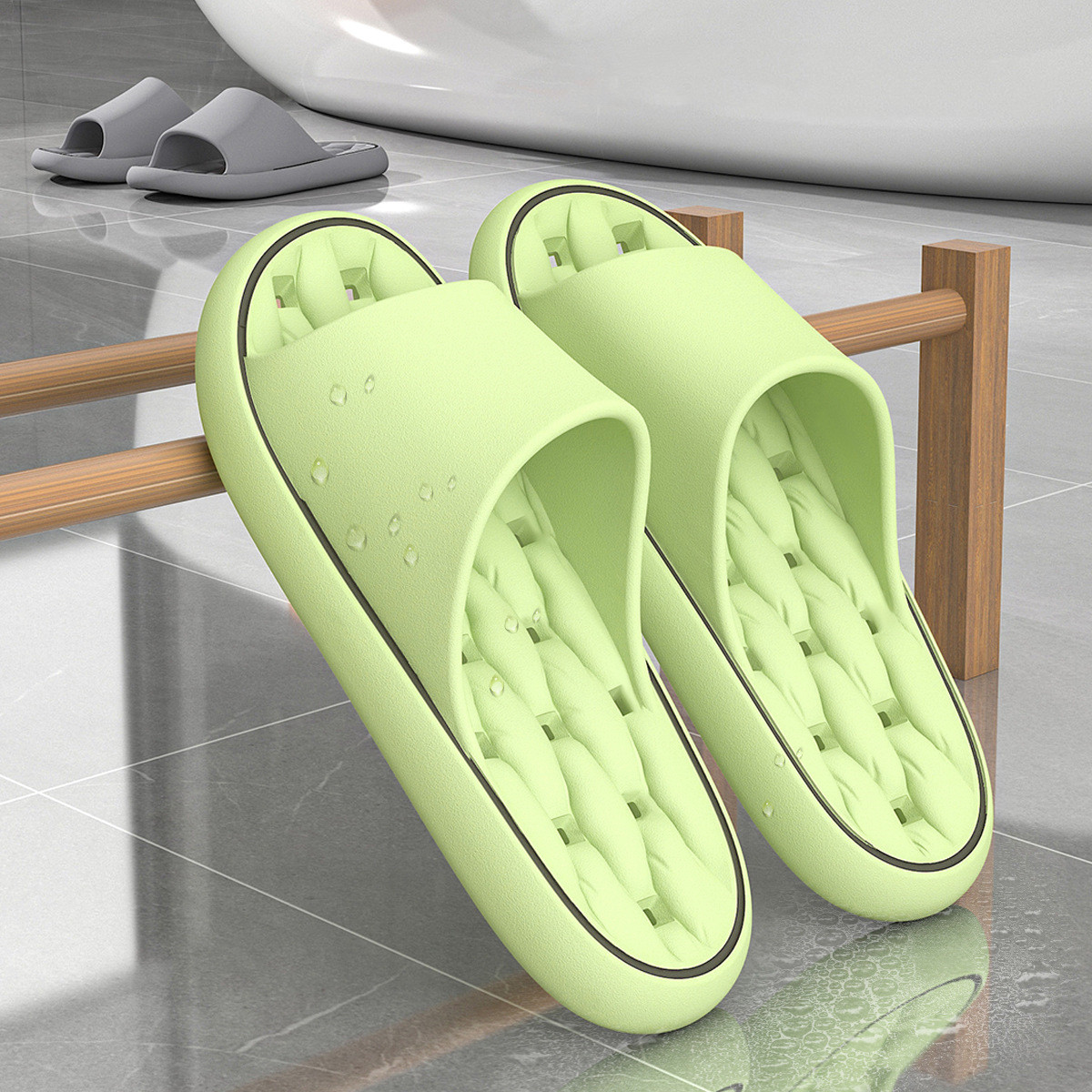 Pantuflas de Baño de Talla Gra - Home Bathroom Size reseña y precio