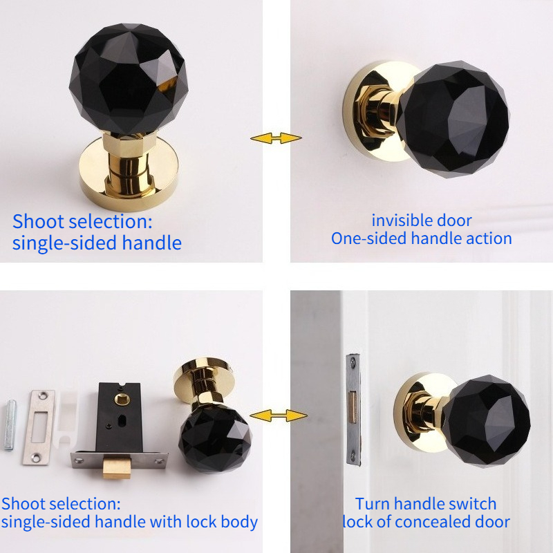 Cerradura esférica de cristal  - Home Hardware Bathroom Accessories reseña y precio