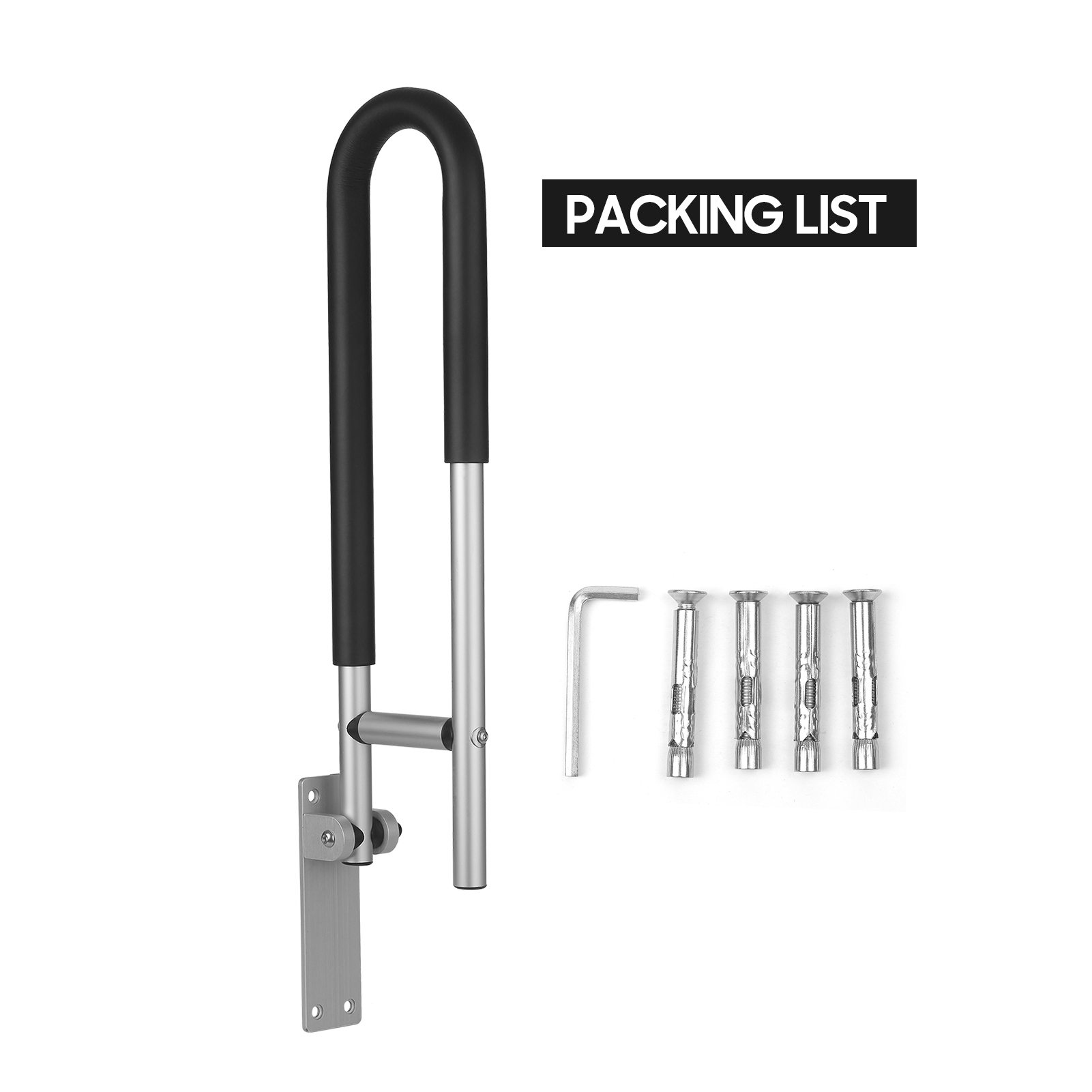 Pasamanos para inodoro, pasama - Home Bathroom Grab Bar reseña y precio